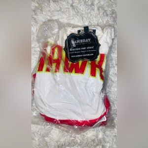 New Atlanta Hawks Red & white Colorblock Long Sleeve T-Shirt size XS or Large